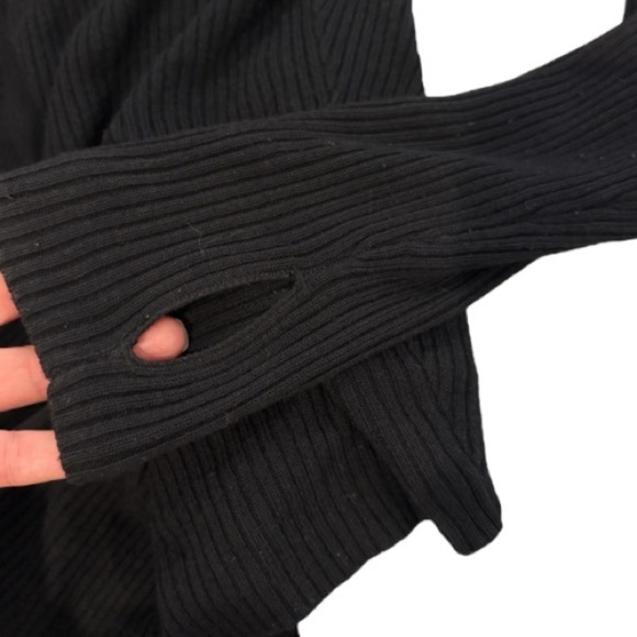 Lululemon Resolution Wrap Black 10/12 Cashmere EUC - Picture 10 of 10